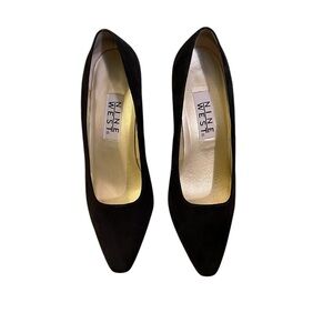 Nine West Black Women's Shoes Suede